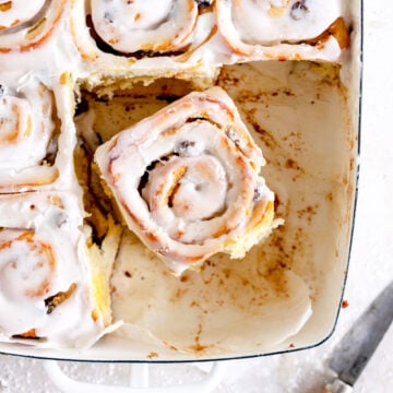 single glazed chelsea bun