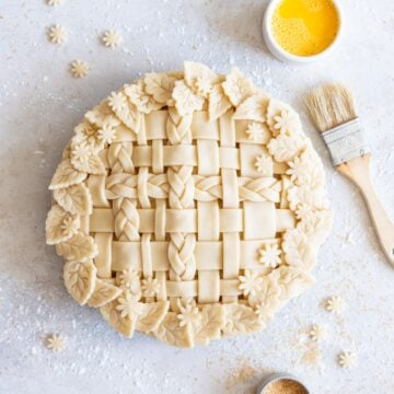 Apple Pie with Lattice Topping