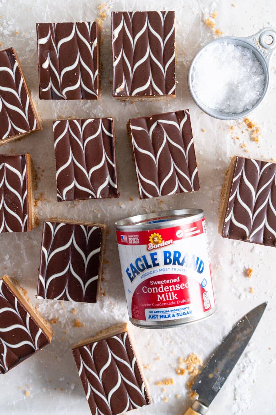 Brown Butter Salted Caramel Slice