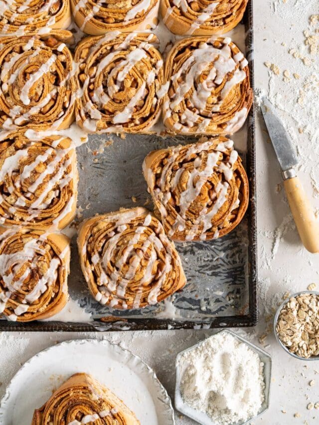 Laminated Apple Cinnamon Rolls