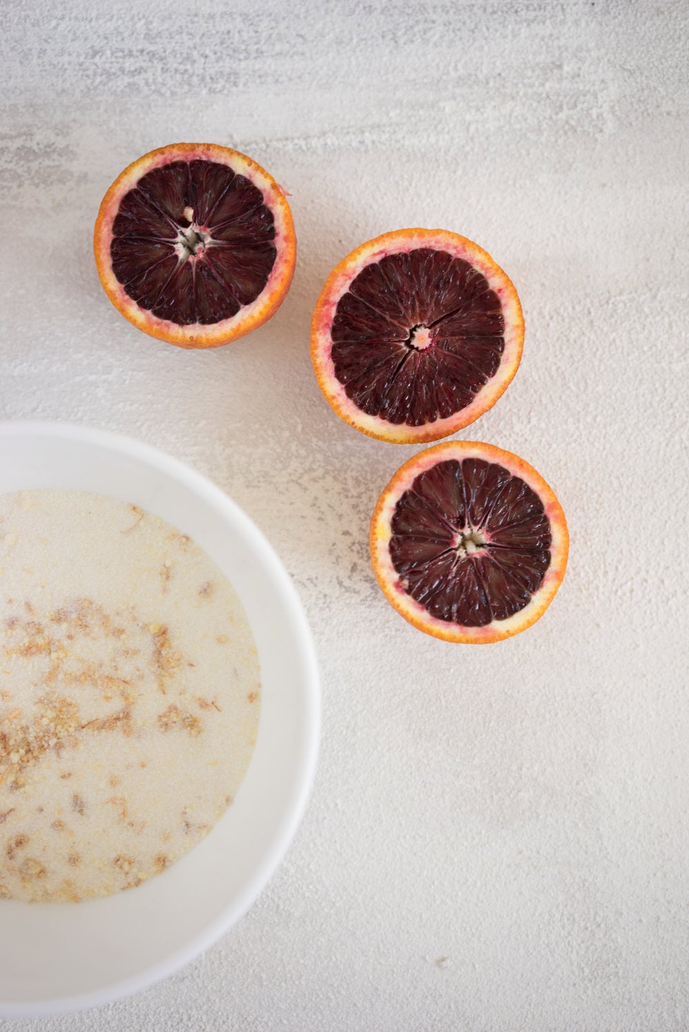 Blood orange chess pie with braid finish
