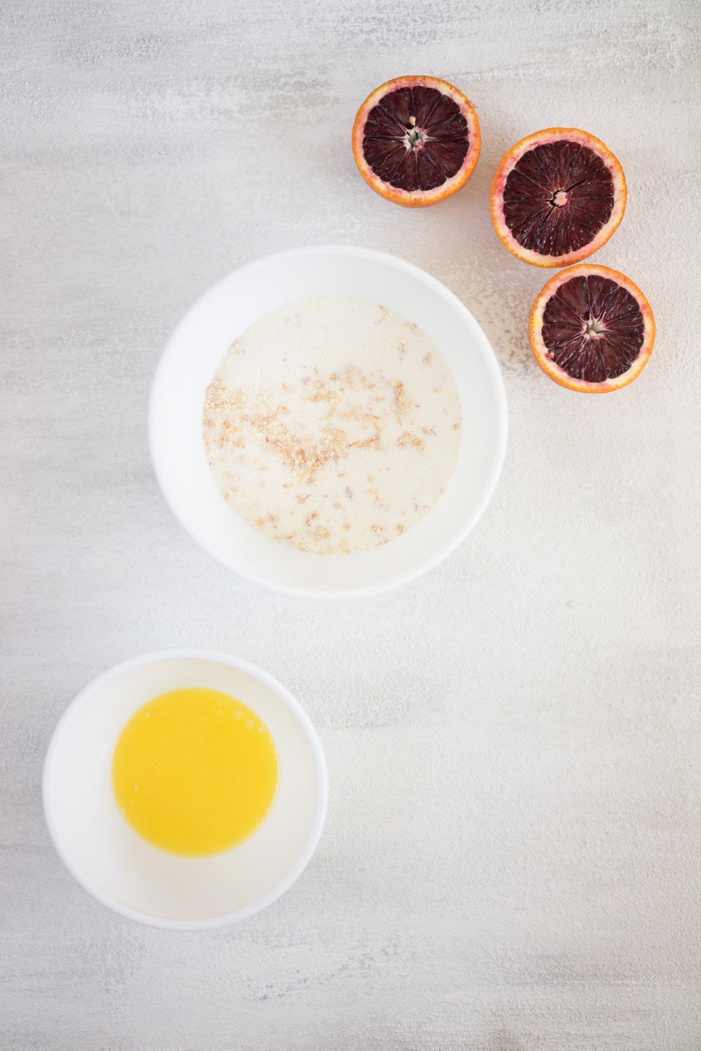 Blood orange chess pie with braid finish