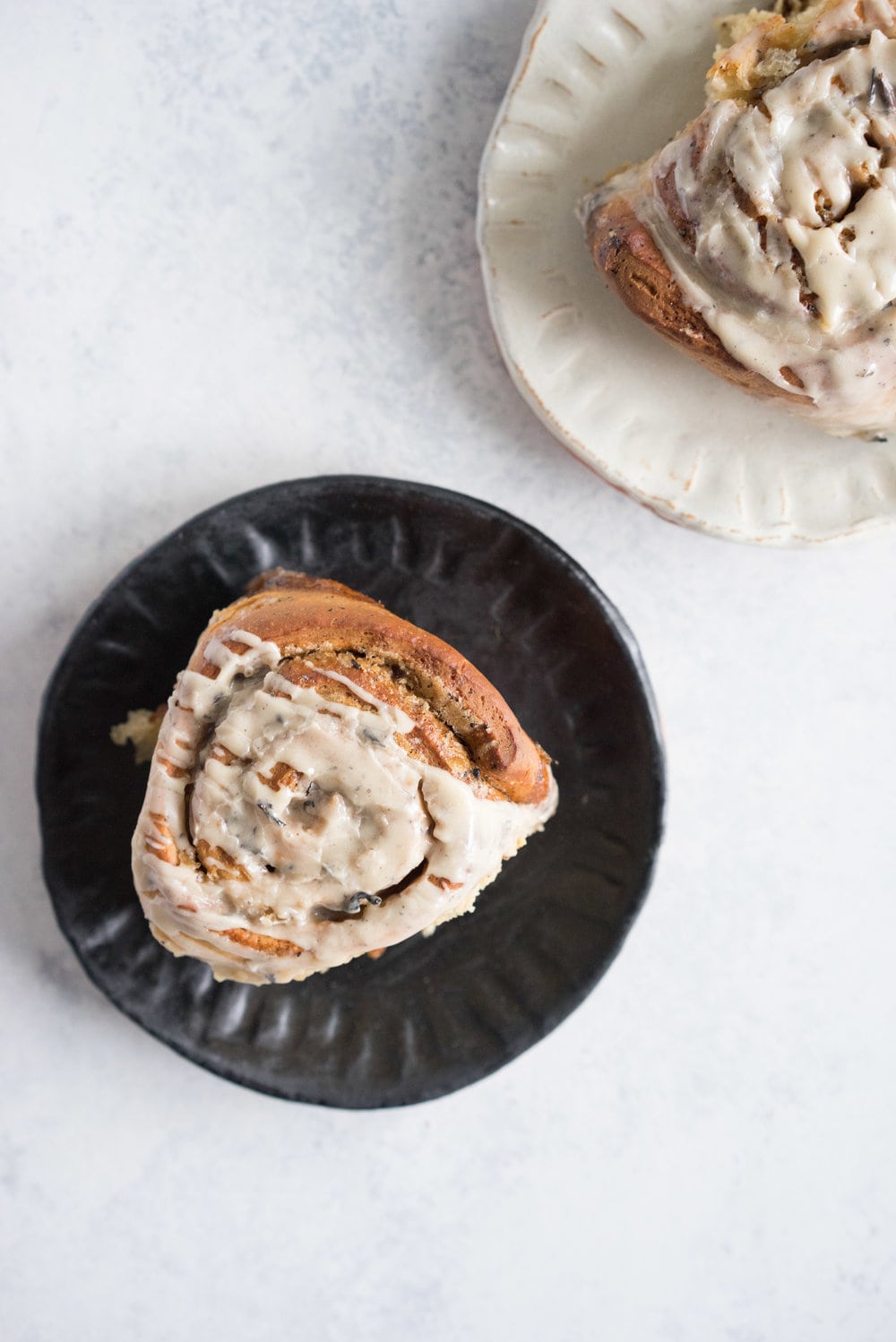 _An earl grey infused dough, filled with an earl grey and brown sugar mixture, baked until caramelized, then finished with an earl grey infused glaze. A slightly different take on the classic cinnamon roll.