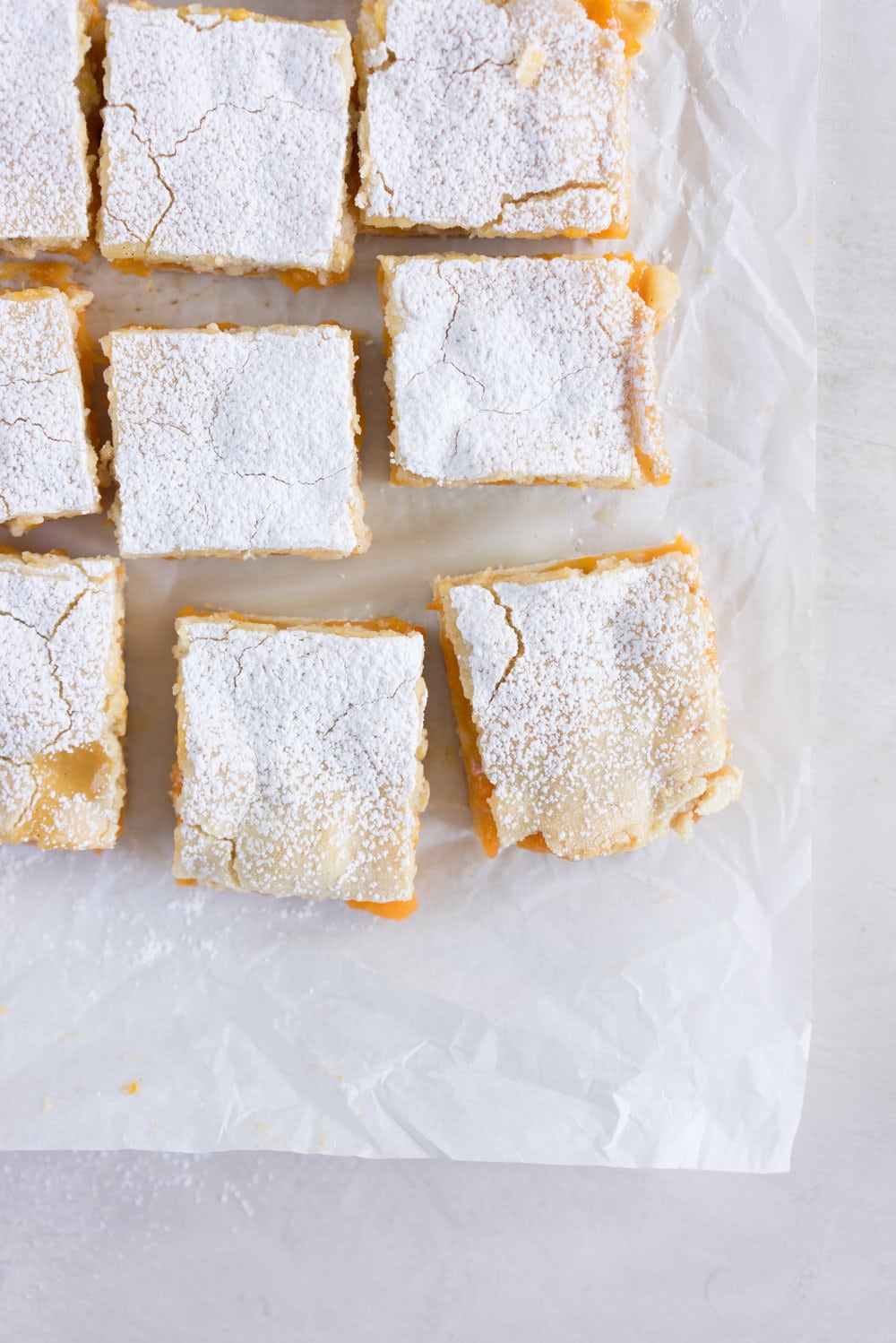 Apricot shortcake - a thick layer of apricot, lightly sweetened with honey, encased between layers of vanilla shortbread pastry. A classic favourite - perfect for a morning or afternoon tea. Super versatile, can be replicated with apple, pear, rhubarb etc