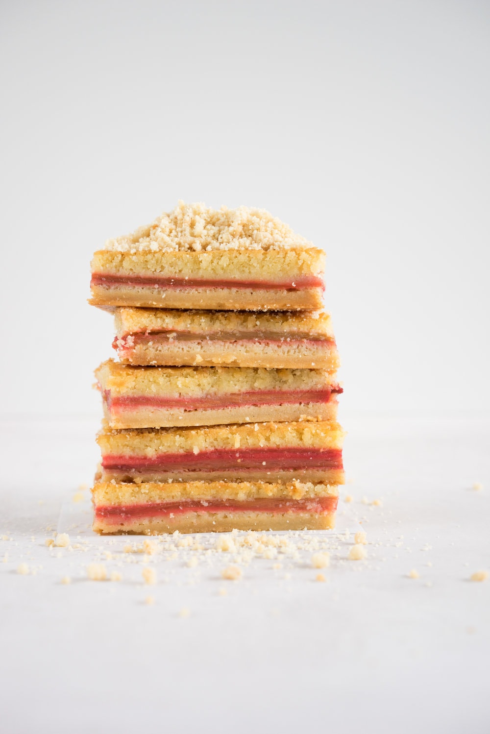 Brown butter rhubarb streusel tart - pate sucree, brown butter frangipane, cured rhubarb, and toasted almond streusel. Worth every second