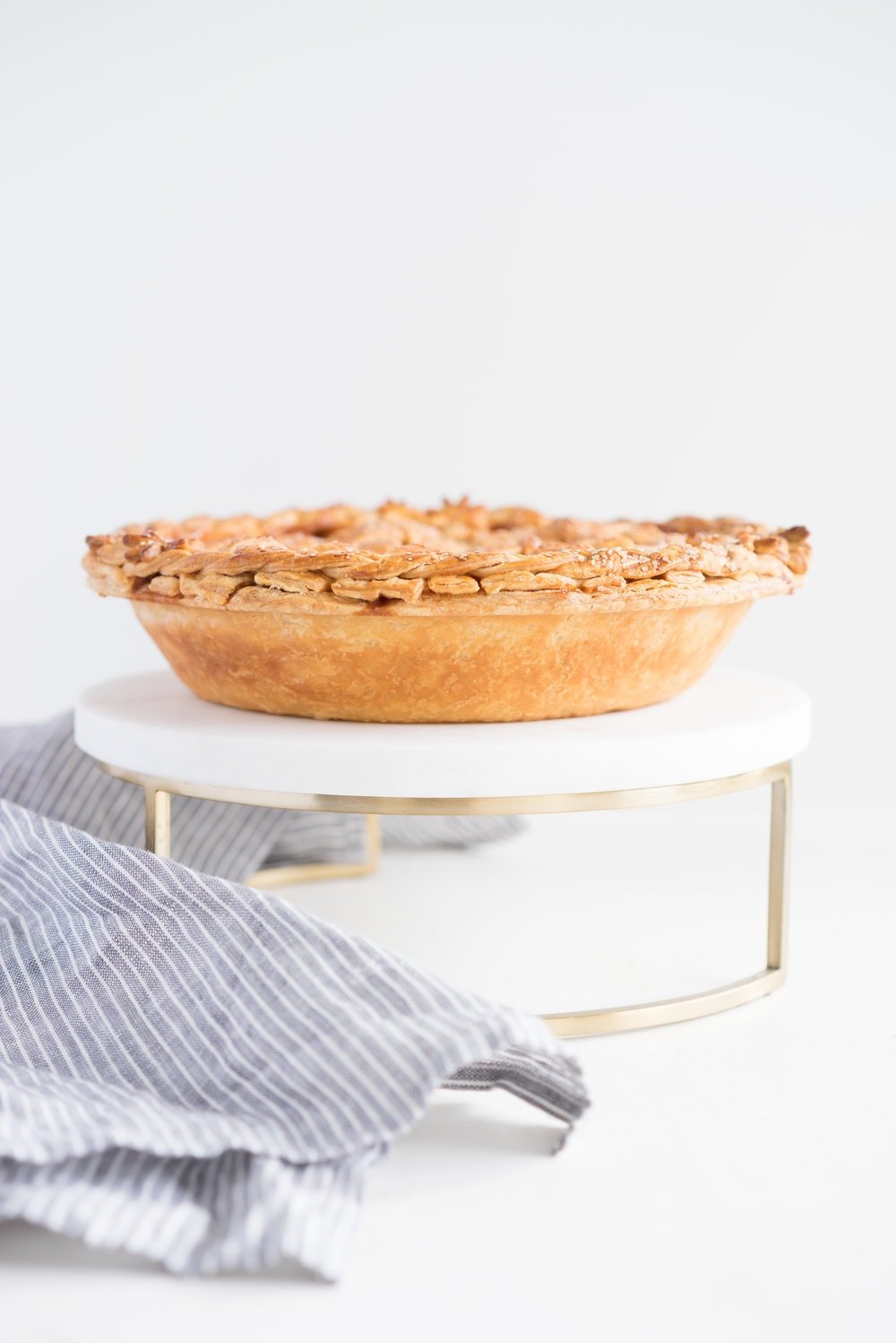 Miso Caramel Apple Pie - Flaky pastry, fresh apples, and a sweet/savoury miso caramel