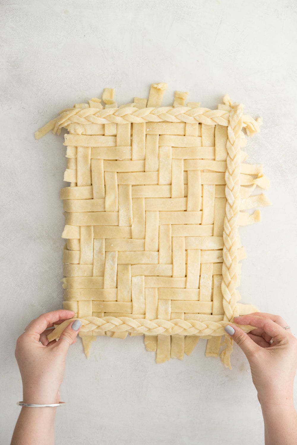 Apple Slab pie - perfect for a crowd, this apple slab pie combines juicy apples and tender flaky pie crust into the perfect make-ahead dessert, perfect for any season