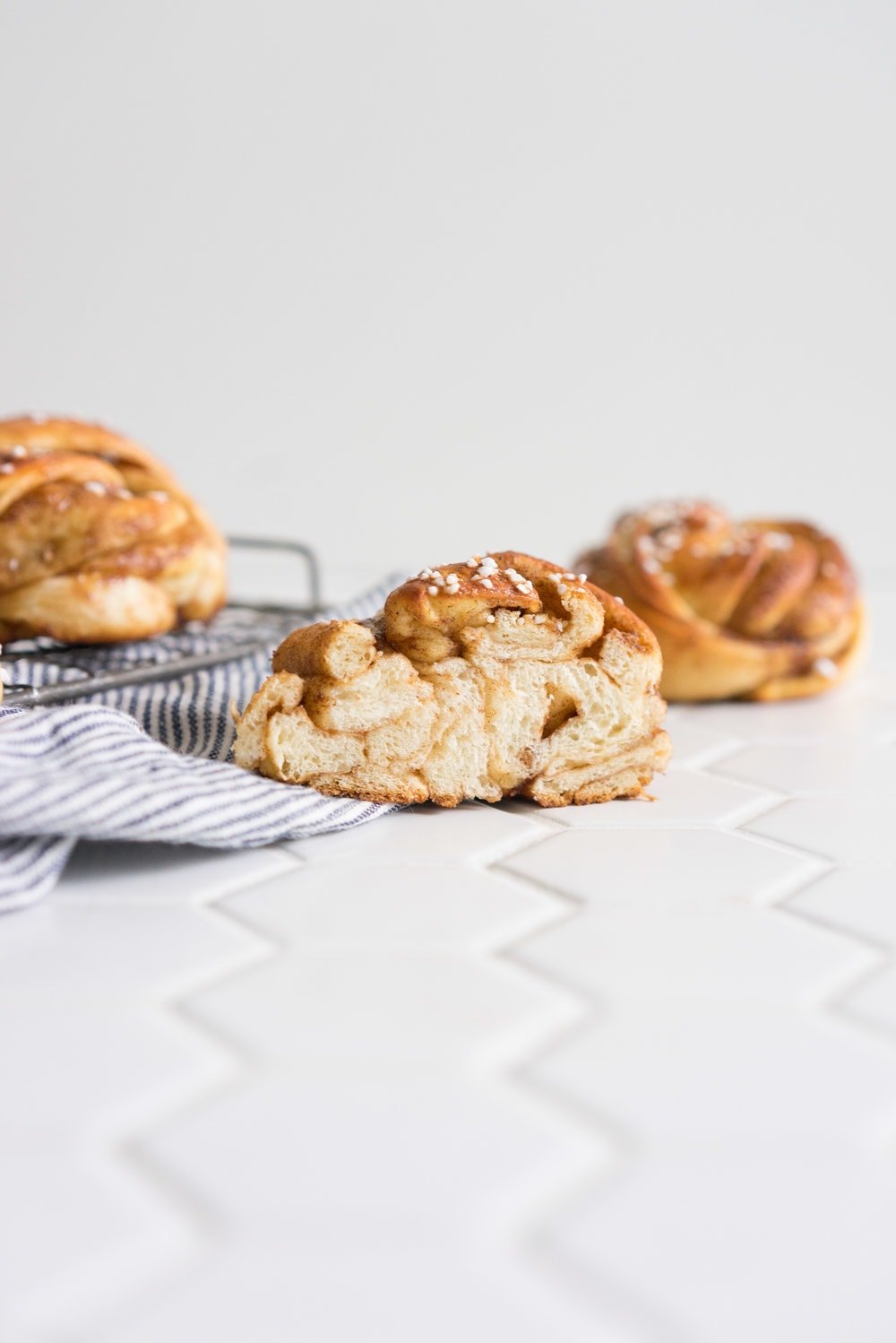 Swedish Cinnamon rolls - cardamom spiced dough filled with a perfectly spiced filling