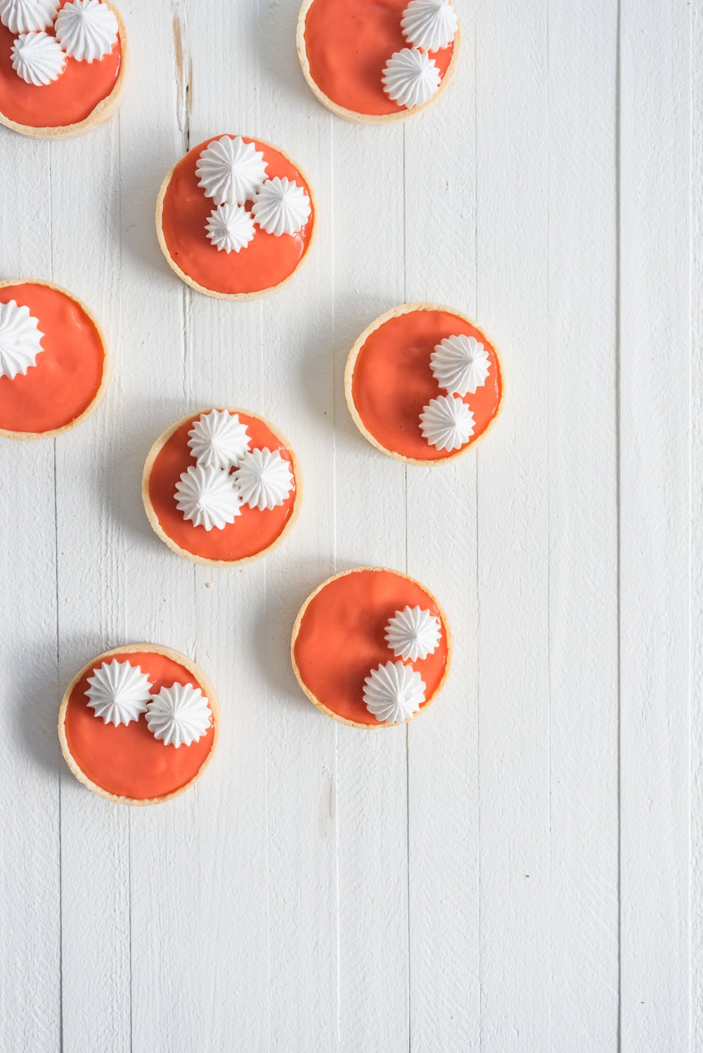 Blood orange meringue tart - sweet pastry filled with a blood orange curd and topped with a swiss meringue