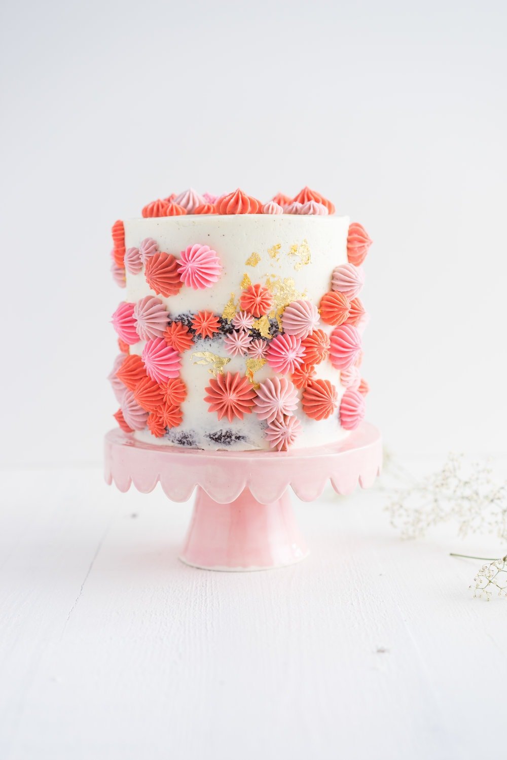 Gluten Free Chocolate Cake with Salted Caramel and Mascarpone German Buttercream. The perfect go-to cake: layers of rich mud cake, smooth salted caramel, and silky german buttercream with a hint of mascarpone.