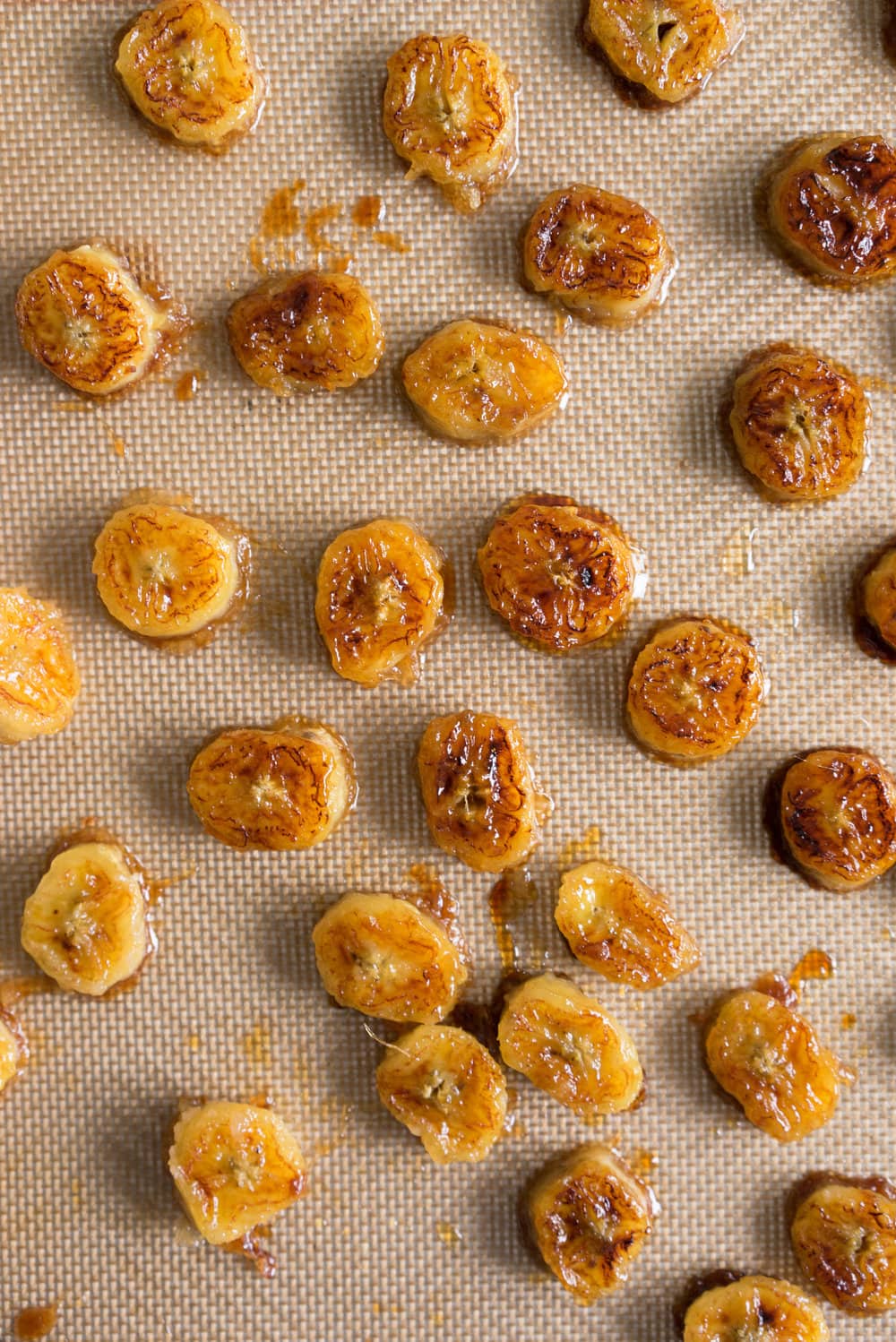 Choux au Craquelin (Cream Puffs) with Caramelised White Chocolate Whipping Ganache, Caramelised Bananas, and Pecan Brittle