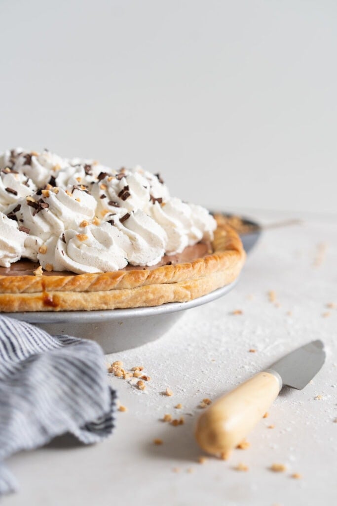 side of blind baked pie crust