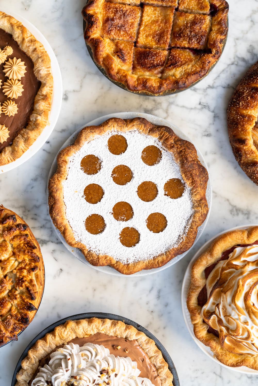 Nine of the Best Thanksgiving Pie Recipes: the Ultimate Pie Roundup Post! This roundup post lists some of the best thanksgiving pie recipes - there is literally something for everyone. Make just one or mix and match for the ultimate thanksgiving pie spread. #thanksgiving #pierecipes #roundup