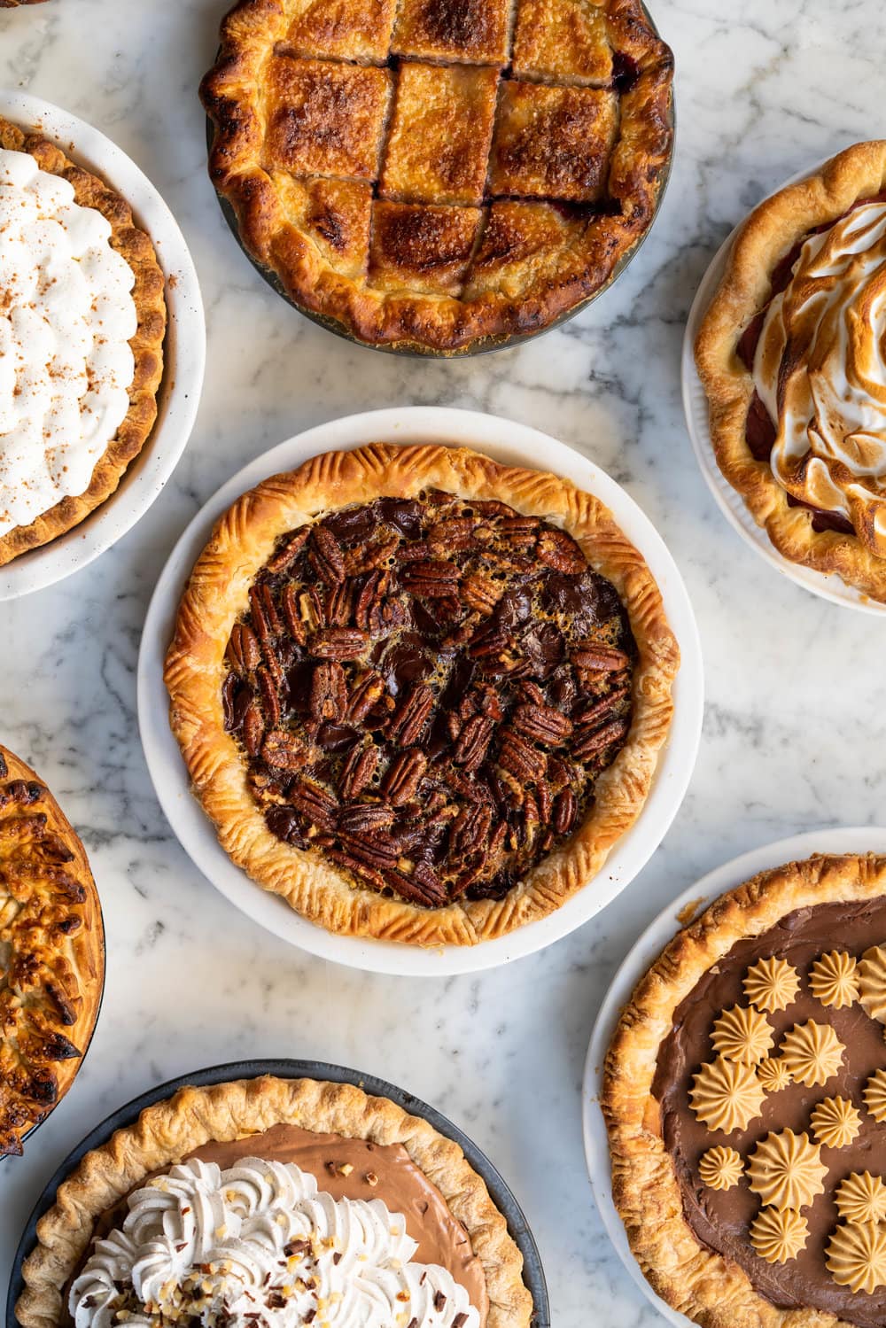 Nine of the Best Thanksgiving Pie Recipes: the Ultimate Pie Roundup Post! This roundup post lists some of the best thanksgiving pie recipes - there is literally something for everyone. Make just one or mix and match for the ultimate thanksgiving pie spread. #thanksgiving #pierecipes #roundup