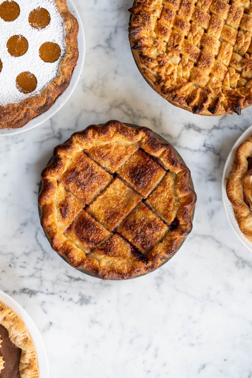 Nine of the Best Thanksgiving Pie Recipes: the Ultimate Pie Roundup Post! This roundup post lists some of the best thanksgiving pie recipes - there is literally something for everyone. Make just one or mix and match for the ultimate thanksgiving pie spread. #thanksgiving #pierecipes #roundup