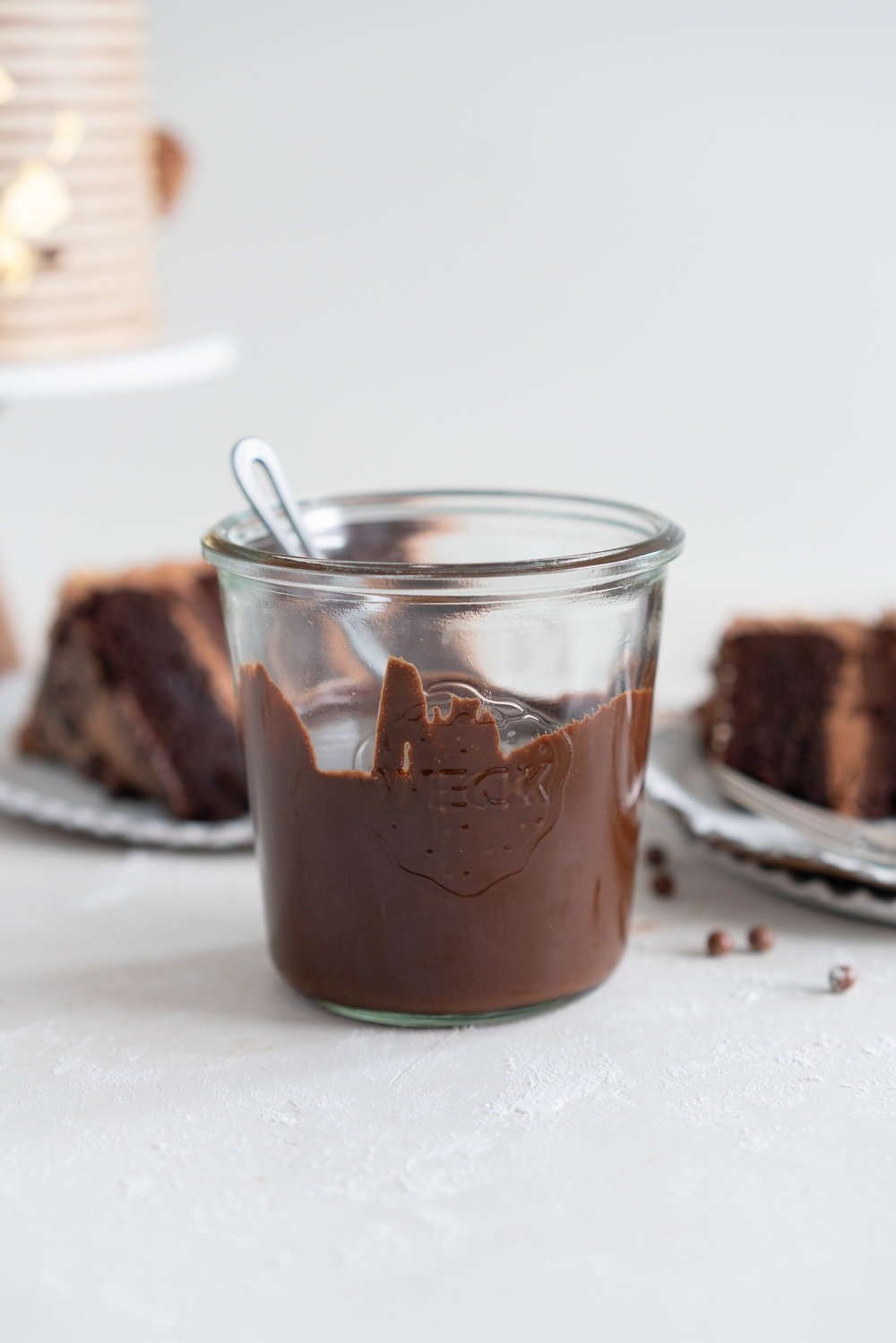 Chocolate Brownie Cake with Chocolate Hazelnut filling and Mocha German Buttercream - perfectly indulgent.