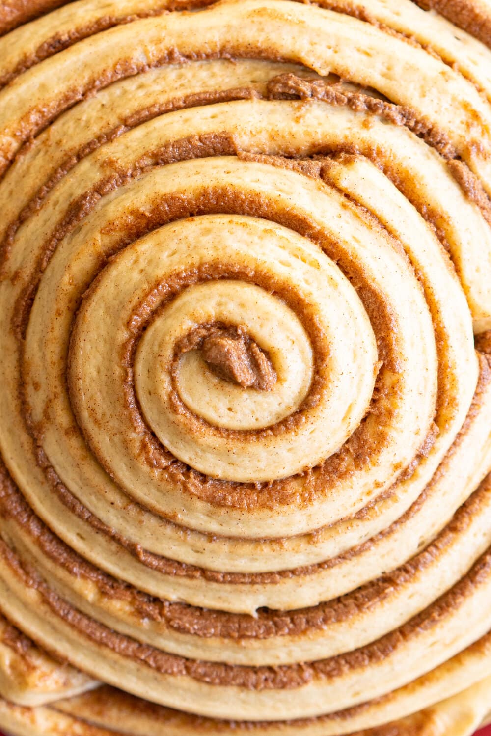 Giant Sour Cream Brioche Cinnamon Roll with Cream Cheese Frosting. A huge cinnamon roll, made from soft, pillowy brioche enriched with sour cream, is spread with a cinnamon sugar mixture and rolled up into a giant cinnamon roll which is baked until perfect and fluffy. It is then finished with a simple cream cheese frosting. This is the perfect holiday breakfast or brunch treat! #giantcinnamonroll #sourcreambrioche #creamcheesefrosting