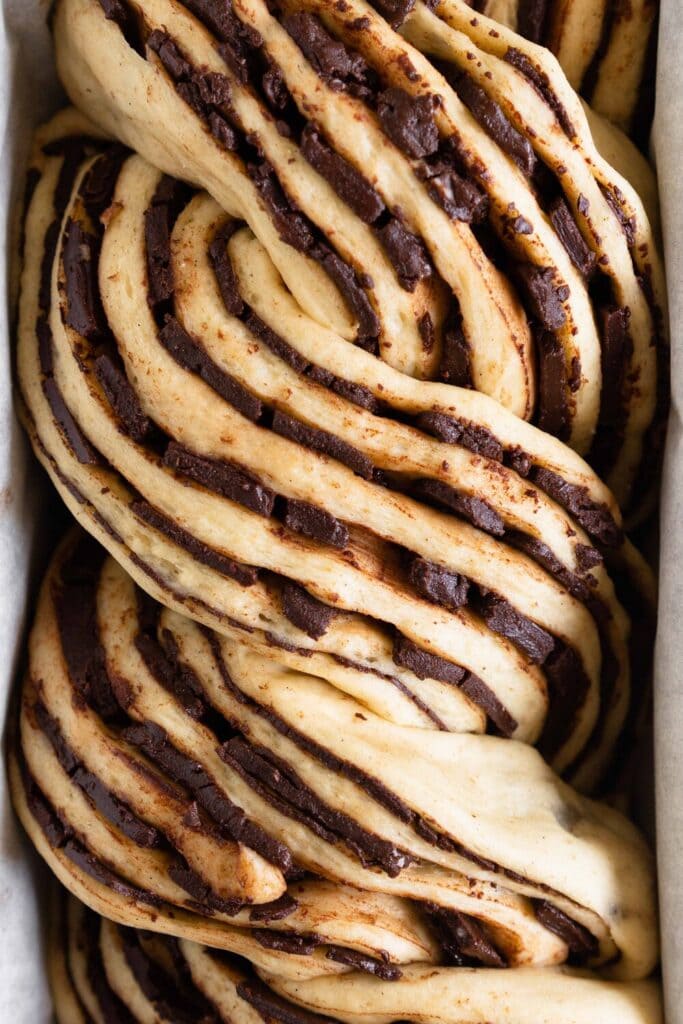 close up image of babka