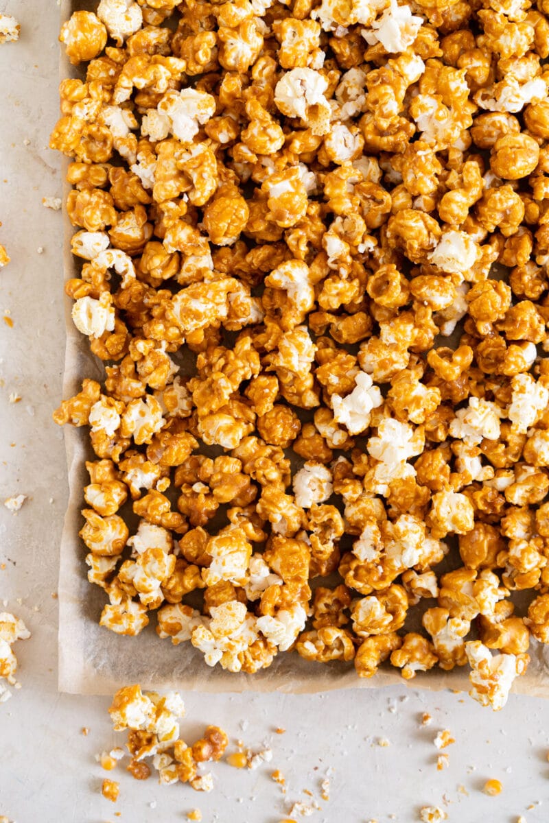 corner shot tahini caramel corn