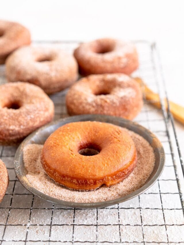 Classic Cinnamon Sugar Doughnuts