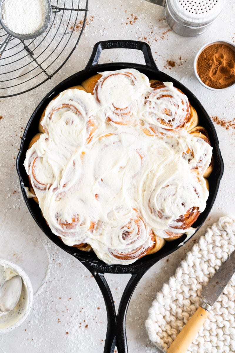 frosted cinnamon rolls