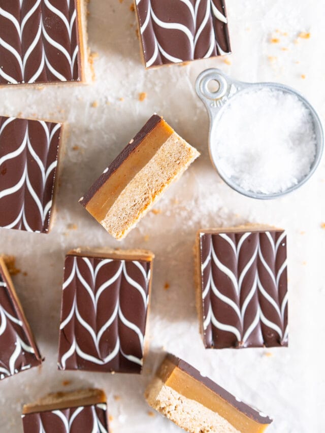 Brown Butter Salted Caramel Slice