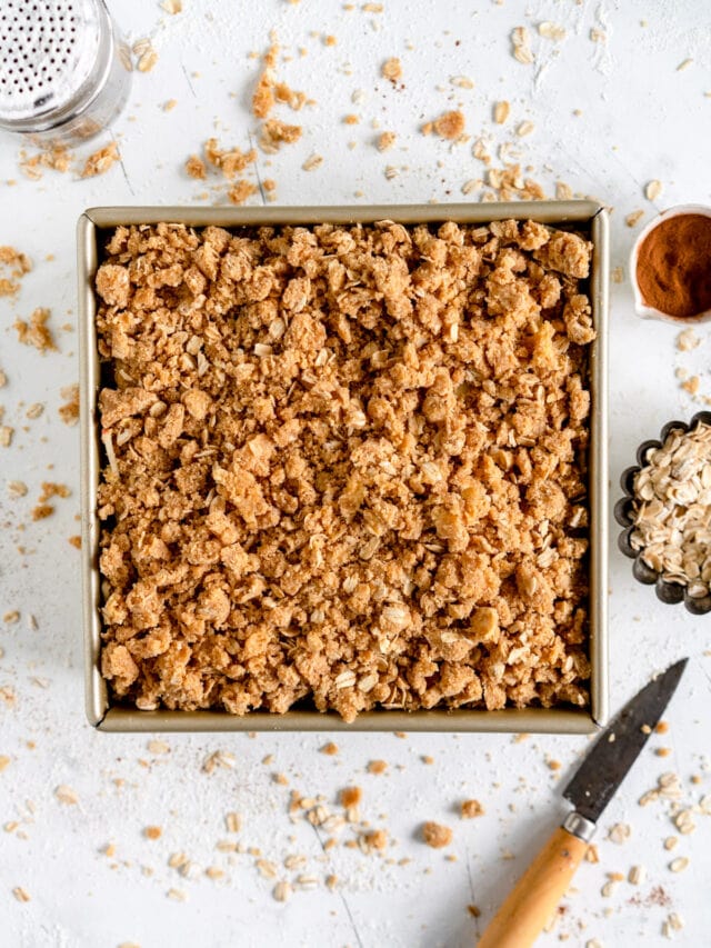 Super Easy Apple Crumble
