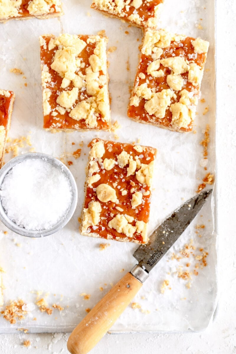 Tan Square on Sheet Pan