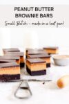peanut butter brownie bars