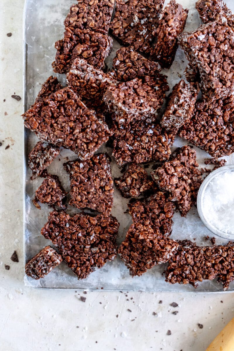 corner shot chocolate crackle