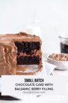small batch chocolate layer cake