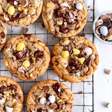 corner shot chocolate chip cookies