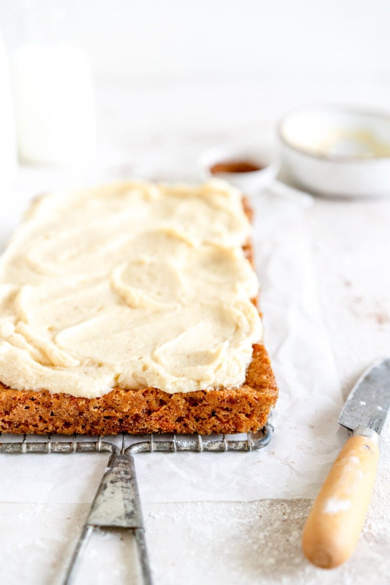 frosted carrot cake