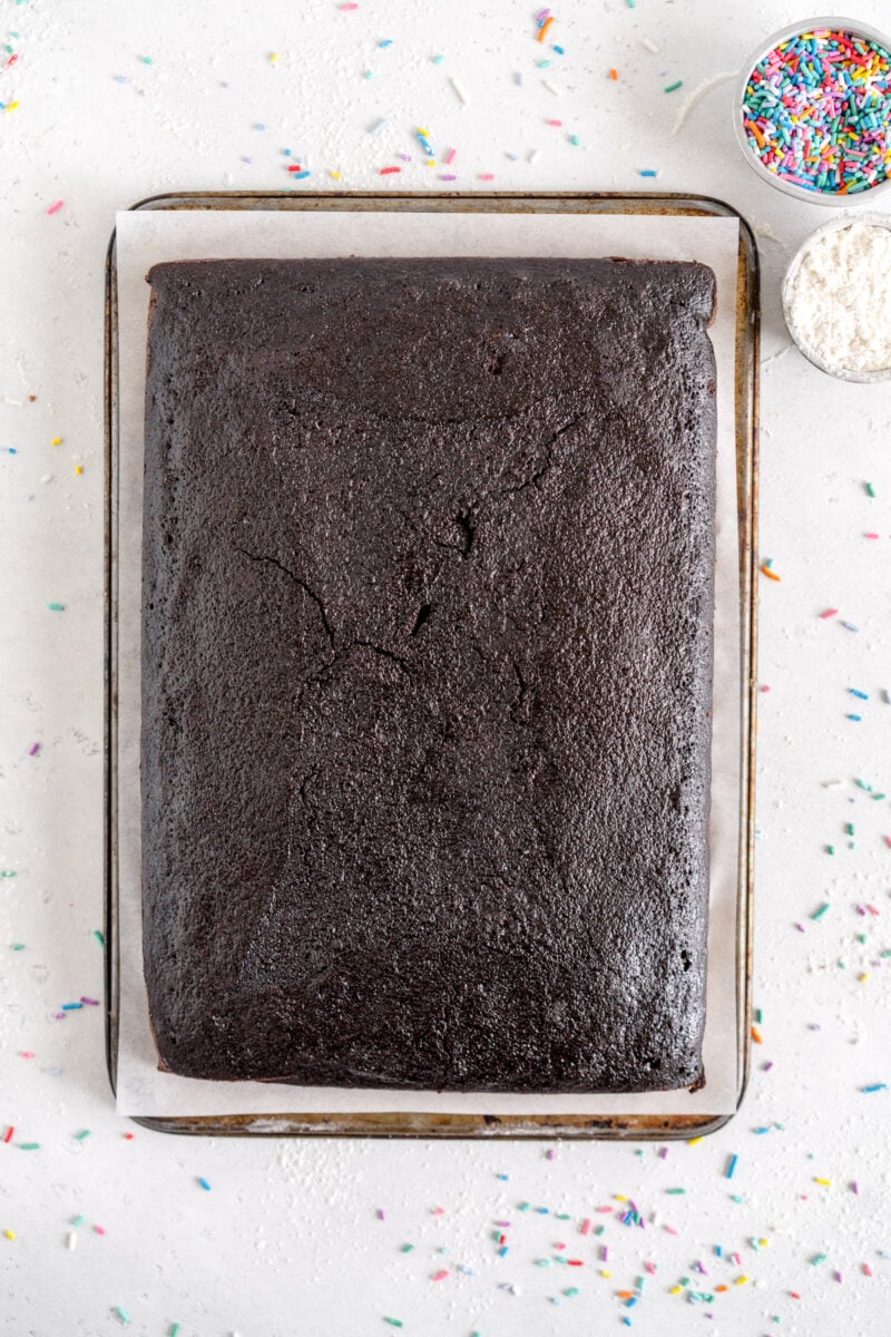 baked devil's food cake