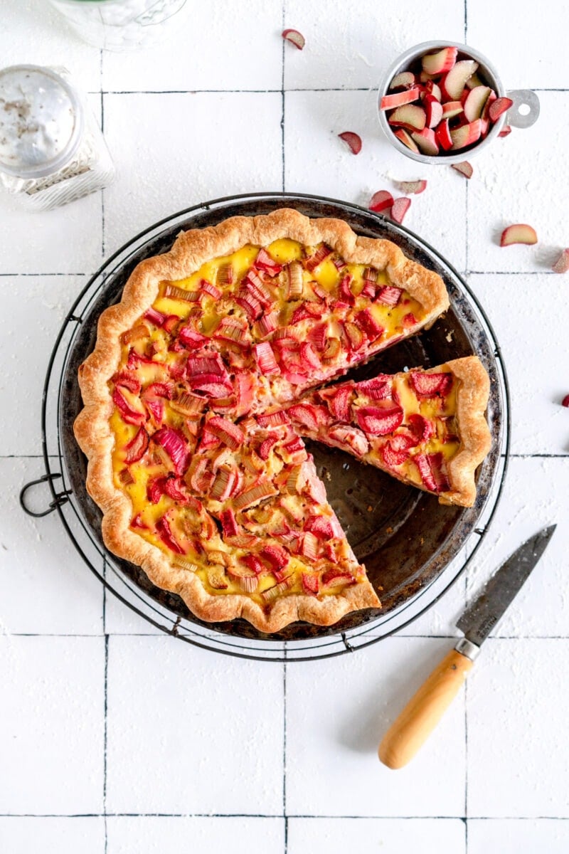 Rhubarb Custard Pie