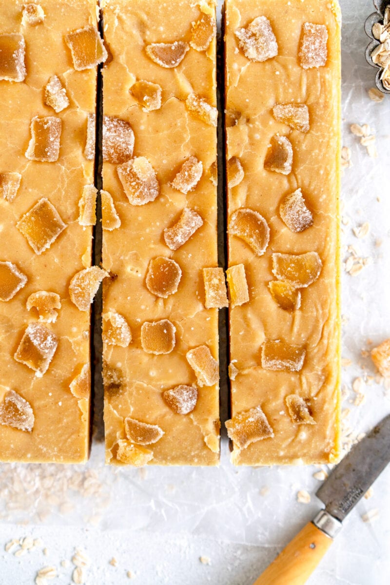 sliced ginger crunch recipe.