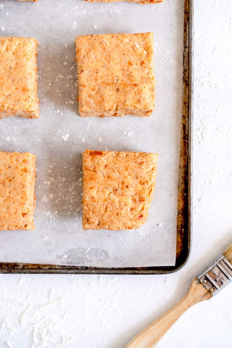 unbaked savory scone