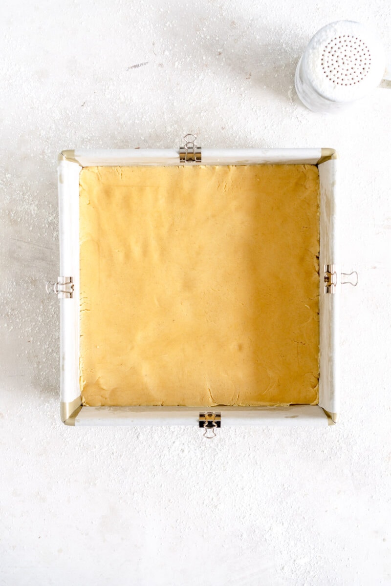 pressed in shortcake dough