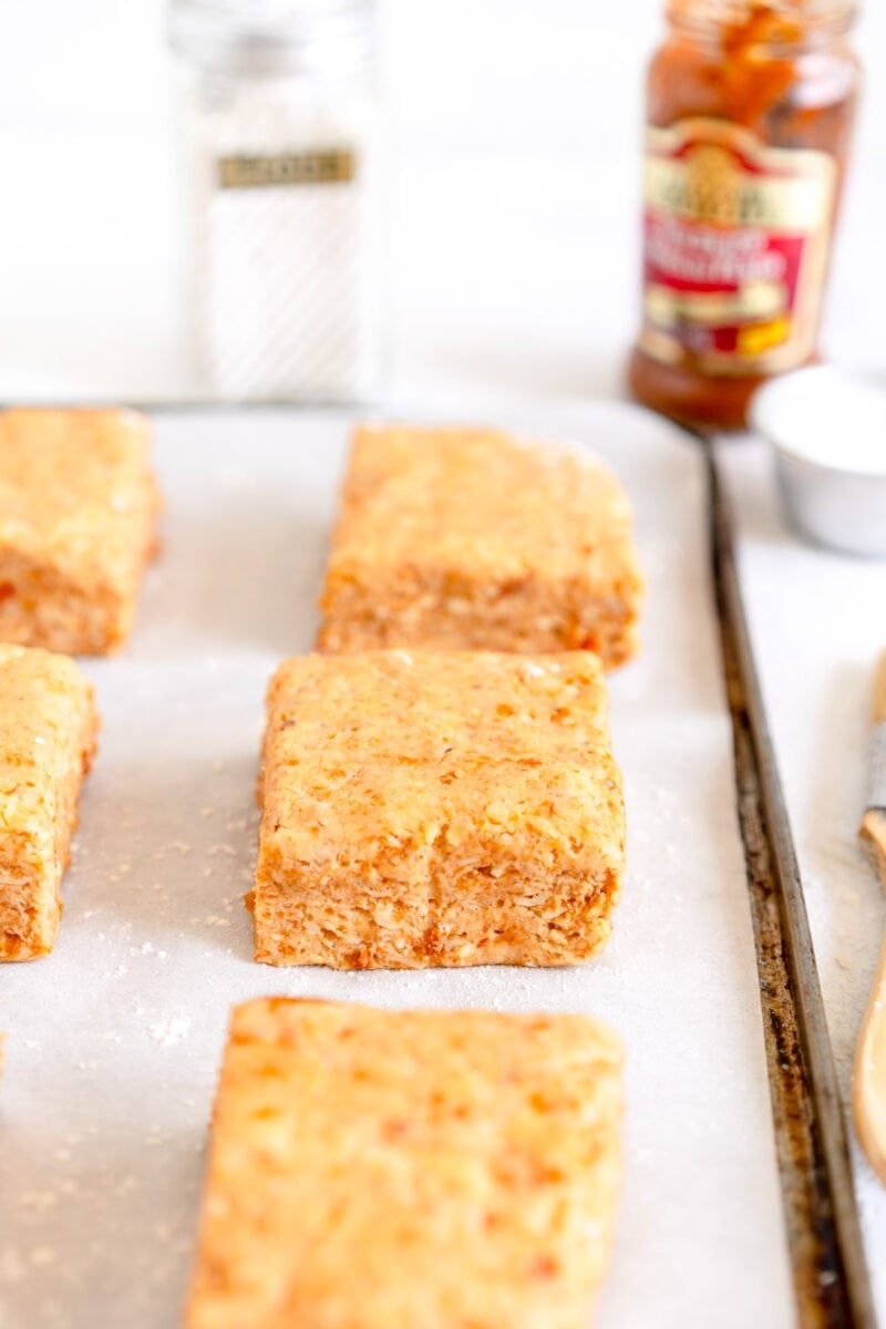 side shot savory scones