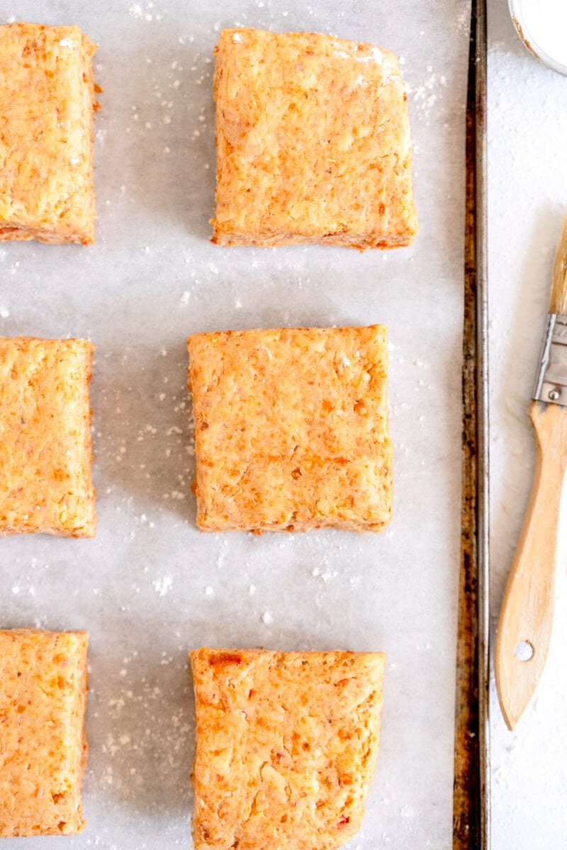 savory scones ready to bake
