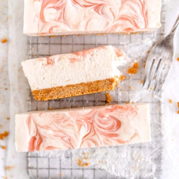 rhubarb no bake cheesecake