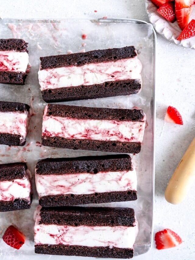 Brownie Ice Cream Sandwiches
