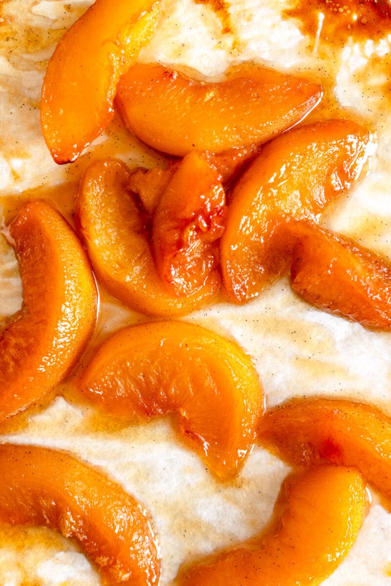 roasted peaches