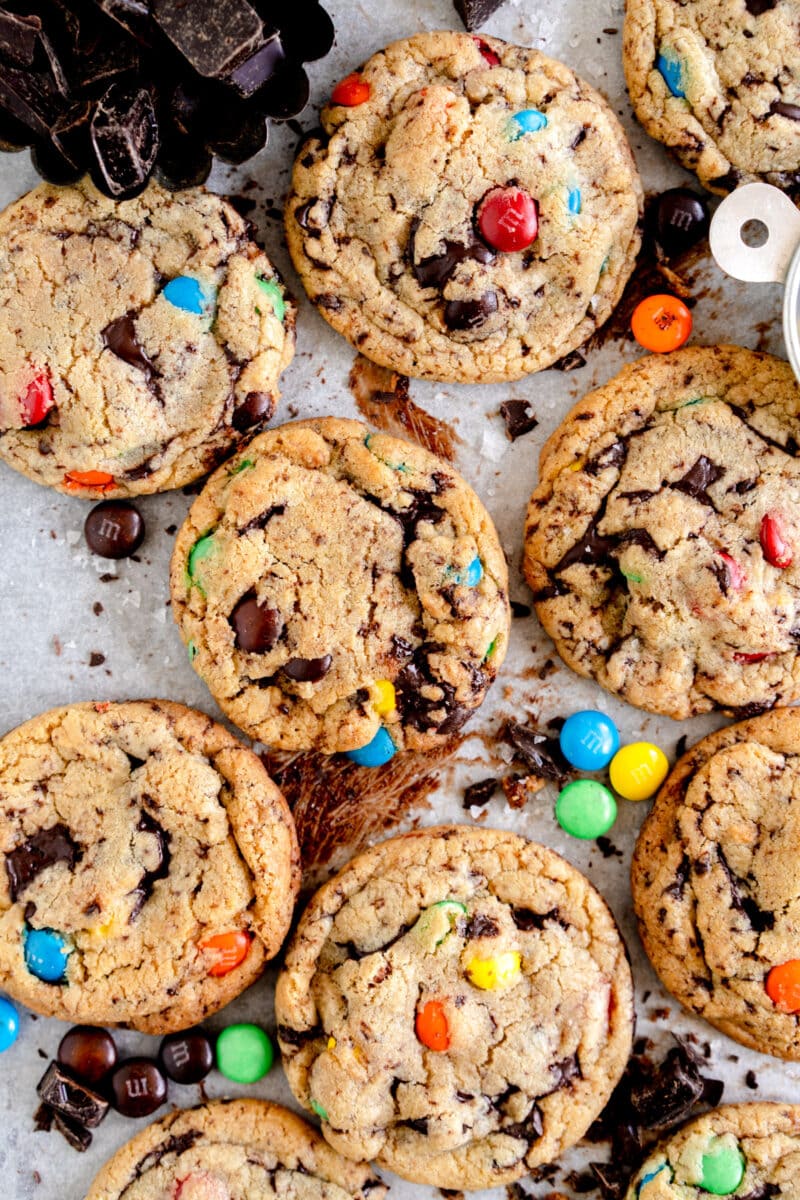 mm-cookies-on-pan
