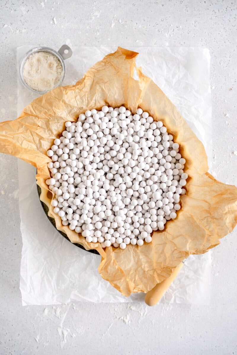 pie crust ready to blind bake