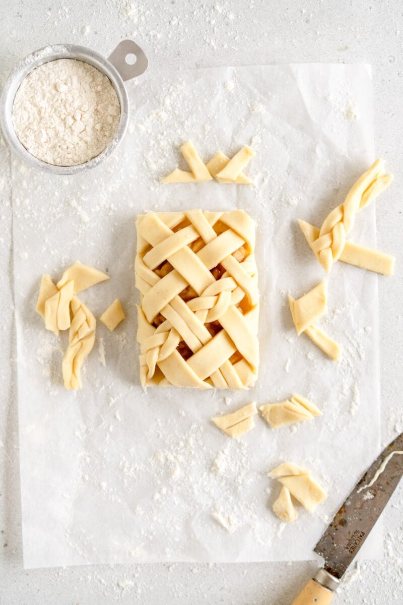 trimmed down hand pie