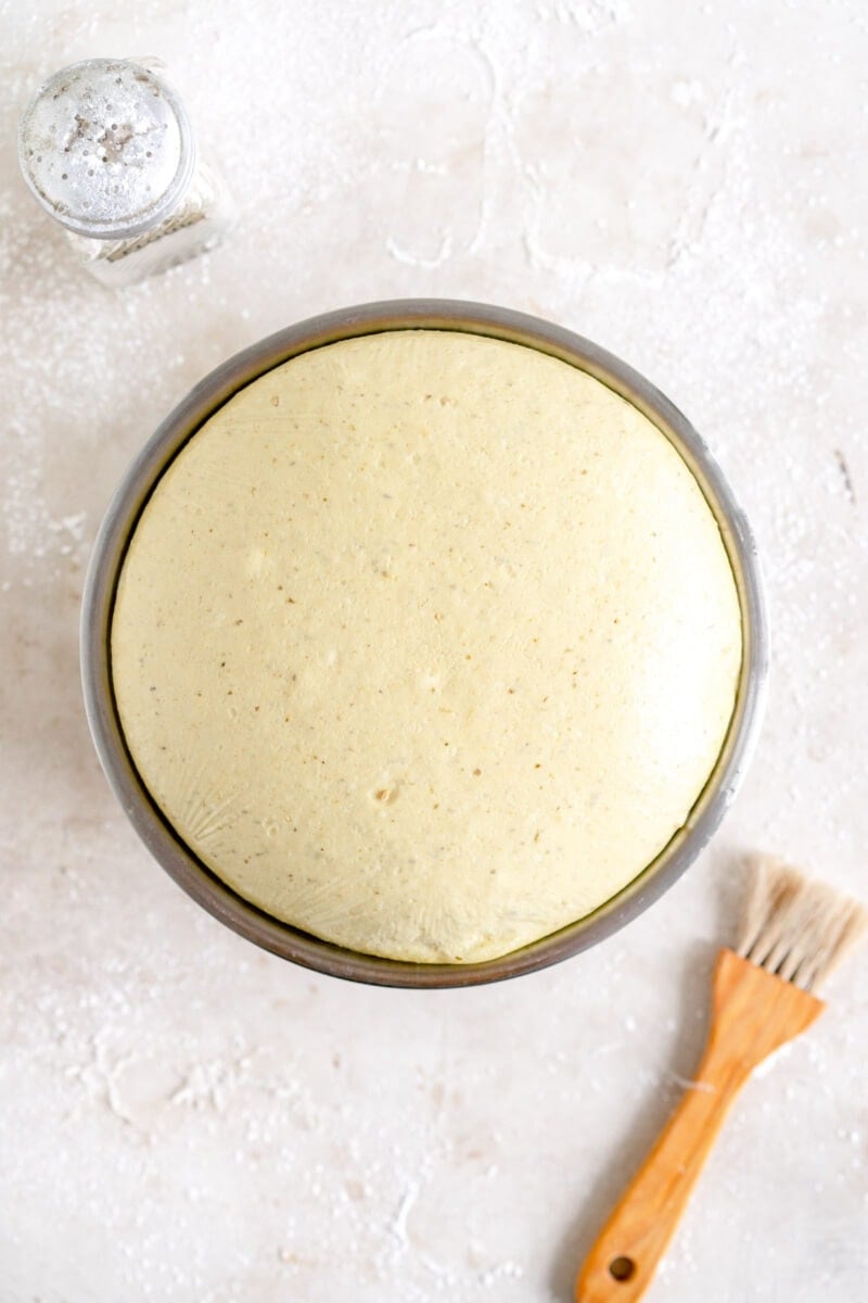 pesto bread dough