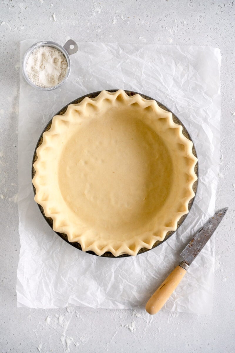 crimped pie crust