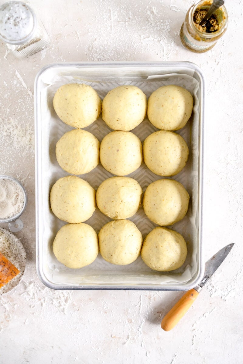 rolls waiting to rise