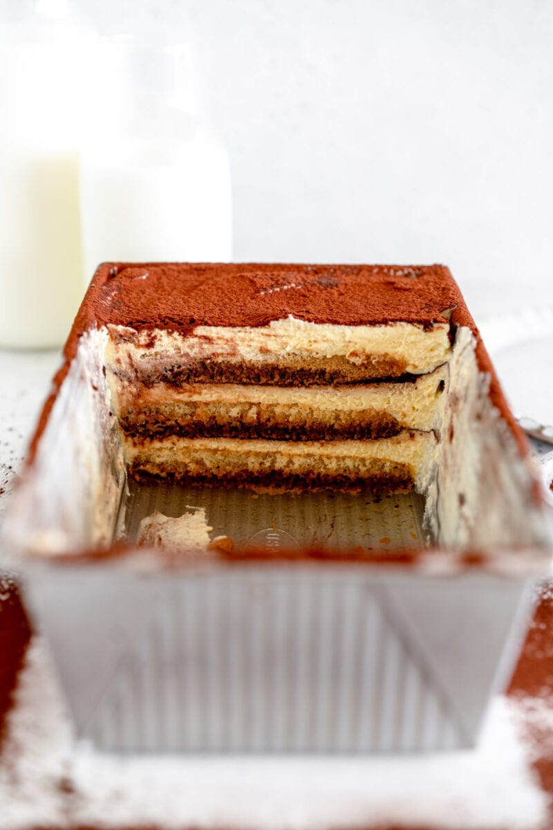 side shot tiramisu